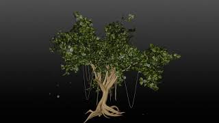 Tree geometry node made in blender 33 [upl. by Patterman]