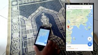 How to find Qibla Direction with Google Maps [upl. by Tullus]