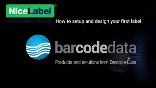 Nicelabel how to setup and design your first label [upl. by Hayalat]