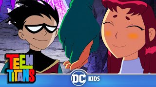 The BEST of Robin amp Starfire ❤️💜 Seasons 12  Teen Titans  dckids [upl. by Ymmat]