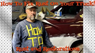 HOW TO FIX RUST ON YOUR CARTRUCK THE RIGHT WAY [upl. by Ellainad]