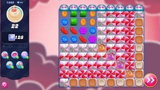 Candy Crush Saga LEVEL 1268 NO BOOSTERS new version🔄✅ [upl. by Heti279]