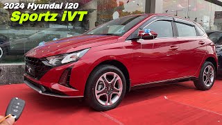 Hyundai i20 Sportz iVT 2024 Price amp Features ❤️ Hyundui i20 Sportz 2024 [upl. by Shalna]