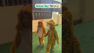 Animal Day Celebration In School🦓🐘🐶🐱 [upl. by Burtie]