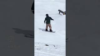 Wide angle or long lens snowboarding banff rails blunt park [upl. by Shaw294]