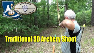 Louisiana Traditional Bowmen 3D Archery Shoot 2023 [upl. by Nnov]