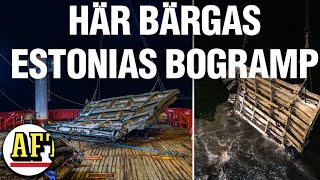 Estonias bogramp har bärgats upp ur havet – kan ge svar på varför fartyget sjönk [upl. by Meredith]