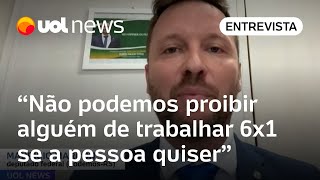 Escala 6x1 Vicelíder da oposição critica PEC de Erika Hilton e propõe pagamento por hora [upl. by Noryak]