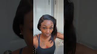 Layered wig install using subella hair layeredwig wigs wigtutorial wiginstall straight26”wig [upl. by Ilat888]