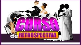 CURSO DE RETROSPECTIVA ANIMADA  CASAMENTO E ANIVERSÁRIO 🔴 [upl. by Ilrebmyk]