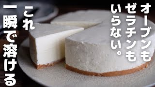 【超簡単】プロが作る本気のレアチーズケーキ [upl. by Cariotta456]