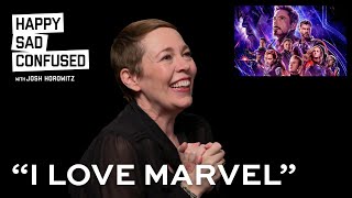 Olivia Colman has seen EVERY Marvel movie [upl. by Lucinda12]