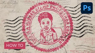 How to Create a Rubber Stamp Effect in Adobe Photoshop [upl. by Carolyn624]