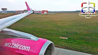 WIZZAIR  Airbus A320 Sharklets  Landing in Bratislava from London [upl. by Shulem]