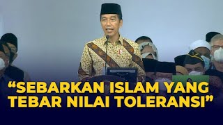 FULL Pidato Lengkap Presiden Jokowi di Muktamar Muhammadiyah Tebar Islam yang Nilai Toleransi [upl. by Eiliab]