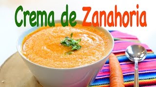 SOPA CREMA DE ZANAHORIA  RAWVANA [upl. by Talanian]