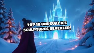 Top 10 Unusual Ice Sculptures Revealed [upl. by Anida423]