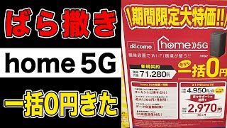 【投げ売り再開】ドコモhome 5GHR02があの家電量販店で一括0円！月額最安1210円！HR01からの乗り換えでもお得【ホームルーターdocomoHOME 5G】 [upl. by Enihpled]