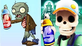 Subway Surfers Haunted Hood 2024 Manny vs Zombie Gameplay HD [upl. by Zeeba]