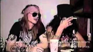 Guns N Roses Interview With Subtitles part 1 [upl. by Nivanod]