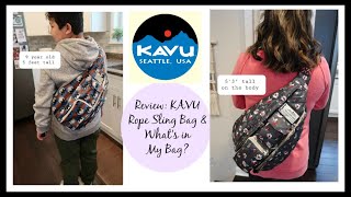 Kavu Rope Sling Bag  Review amp Whats Inside [upl. by Bealle807]