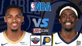 New Orleans Pelicans vs Indiana Pacers  NBA Regular Season Live Scoreboard [upl. by Macswan]