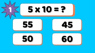 Multiplication for Kids Made Easy With This Quick Brain Training Game [upl. by Ecnarwal413]