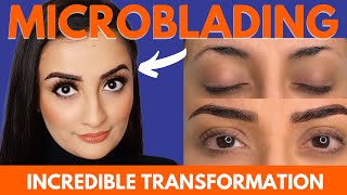 The BEST MICROBLADINGMICROSHADING COMBO TECHNIQUE for FULLER Eyebrows  Step by Step Process [upl. by Cynthea958]