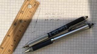 Pencil Review Uni Shift Pipe Lock Drafting Pencil [upl. by Asilanna]