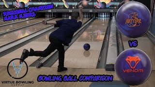 Radical Rattler Bowling Ball Comparison Vs Motiv Venom Shock [upl. by Jorgensen]