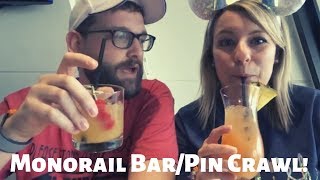 Monorail Bar Crawl amp Pin Unboxing  Walt Disney World Vlog [upl. by Pedrick862]