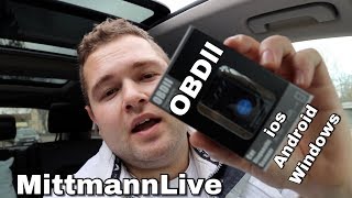 MittmannLive OBD 2 Bluetooth 40 mini Diagnosegerät ios Android Windows [upl. by Nelg]