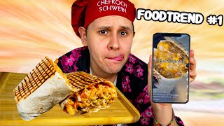 VIRALE TIKTOK FOODTRENDS TESTEN📈🌮  FRENCH TACO BESSER ALS DÖNER🧐 1 [upl. by Atinaujnas]