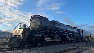 Big Boy locomotive steams through Central Texas [upl. by Noyahs388]