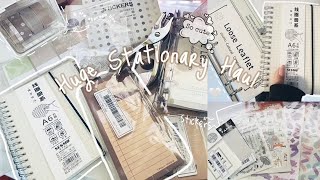 🍑 a huge cute and affordable stationery haul  SHEIN [upl. by Nera]