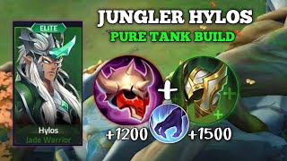 REASON WHY HYLOS CORE PURE TANK BUILD IS BROKEN  BEST EMBLEM SET amp BUILD  MLBB🦖 [upl. by Hekker]