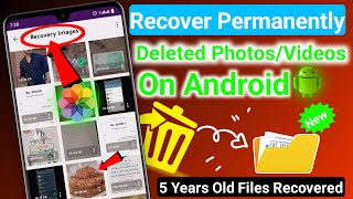 How To Recover Permanently Deleted Photos On Android  Restore Deleted Photos Videos From Android [upl. by Fahey]