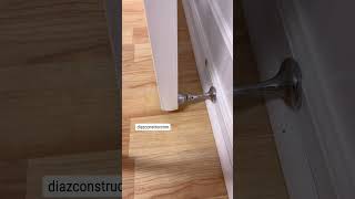 How to install a door stop [upl. by Tranquada]