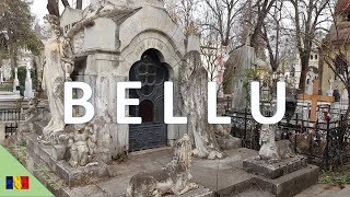 Bellu Cemetery Bucharest Romania  Cimitirul Bellu [upl. by Nuahs]