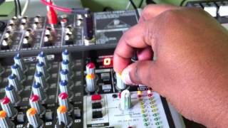 Behringer Xyenx 1622usb PFL Level Setup amp Onboard FX [upl. by Siduhey]