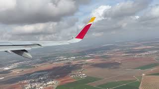 Iberia Express  Airbus A321NEO  ECNJI  Sevilla Take off and Marid Barajas Approach amp Landing [upl. by Meakem]