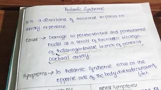 Thalamic Syndrome —Medical Physiology 👨‍⚕️🧑‍⚕️ [upl. by Neras]