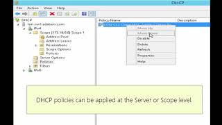 6 Windows Server 2016 DHCP Policies [upl. by Eniluqaj561]