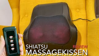 Kompaktes Shiatsu Massagegerät mit Heizfunktion  5 Wochen getestet  Fazit [upl. by Fanchie]