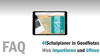 Schulplaner importieren und öffnen in der Web Version von GoodNotes [upl. by Jeremiah16]