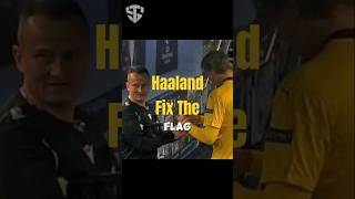 Haaland Fixed the Linesman’s Flag MidMatch 🏳️🔧 [upl. by Kudva257]