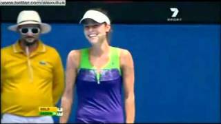 Ana Ivanovic vs Andy Roddick funny pointRally For Relief [upl. by Ylaek]