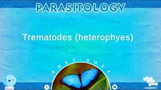 L2 Introduction to trematodes heterophyes Parasitology [upl. by Lleirbag386]