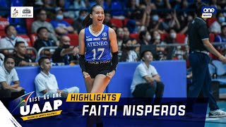 Faith Nisperos highlights  UAAP Season 85 Women’s Volleyball [upl. by Ailerua]