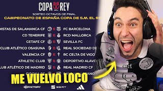 REACCIONANDO al SORTEO de COPA del REY UNIONISTAS vs BARÇA ME VUELVO LOCO [upl. by Niltiac]